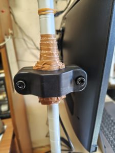 ガムテープで太さ調整１