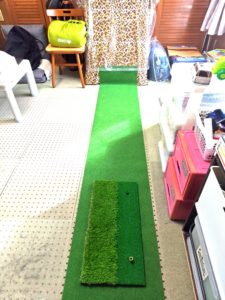 パターマットの上に設置